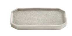 Shagreen Tray in Gray