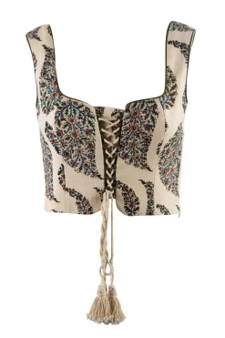 Shalimar Bustier in Ghalamkar