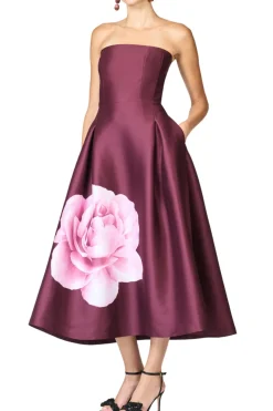 Shay Dress in Bordeaux Esperance