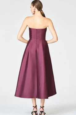 Shay Dress in Bordeaux Esperance