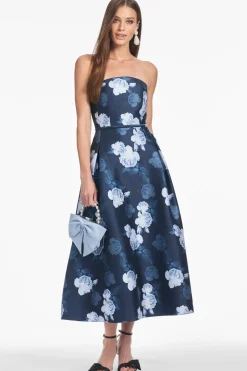 Shay Dress in Midnight Glacial Rose