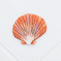 Shell Blush Mixed Cocktail Napkin Set