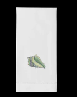 Shell Conch Teal Towel