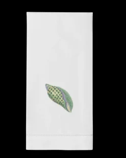 Shell Cone Teal Towel