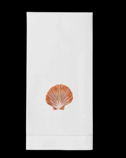 Shell Scallop Blush Hand Towel