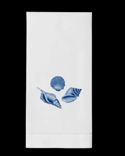 Shell Set Indigo Hand Towel