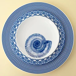 Shells Canapé Plates Boxed, Set of 4