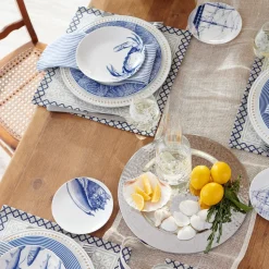 Shells Canapé Plates Boxed, Set of 4