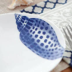 Shells Canapé Plates Boxed, Set of 4