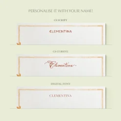 Shells on Shells Stationery Cards, Personalized Set of 50