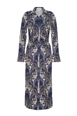 Shirley Dress in Fontaine Egret