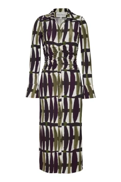 Shirley Midi in Amable Olive