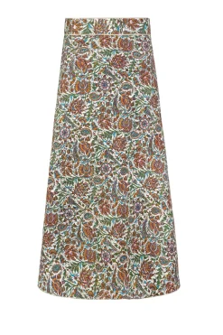 Shiva Aline Skirt in Blue Iris