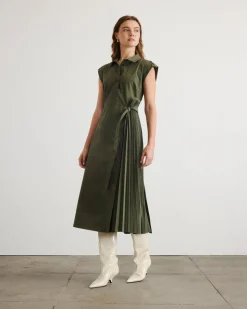Shivonley Dress in Army