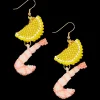 Shrimp Cocktail Earrings