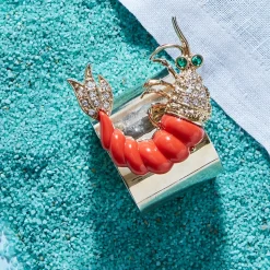 Shrimp Napkin Rings, Set of Two