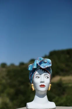 Sicilian Heads Silk Scarf Head