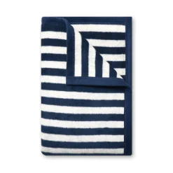 Sideline Stripe Navy Midi Blanket