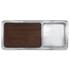 Signature Cheese & Cracker Server with Dark Wood Insert