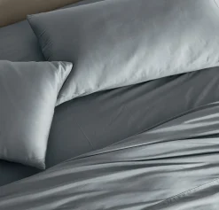 Signature Hemmed Sheet Set in Bluestone