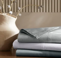 Signature Hemmed Sheet Set in Bluestone