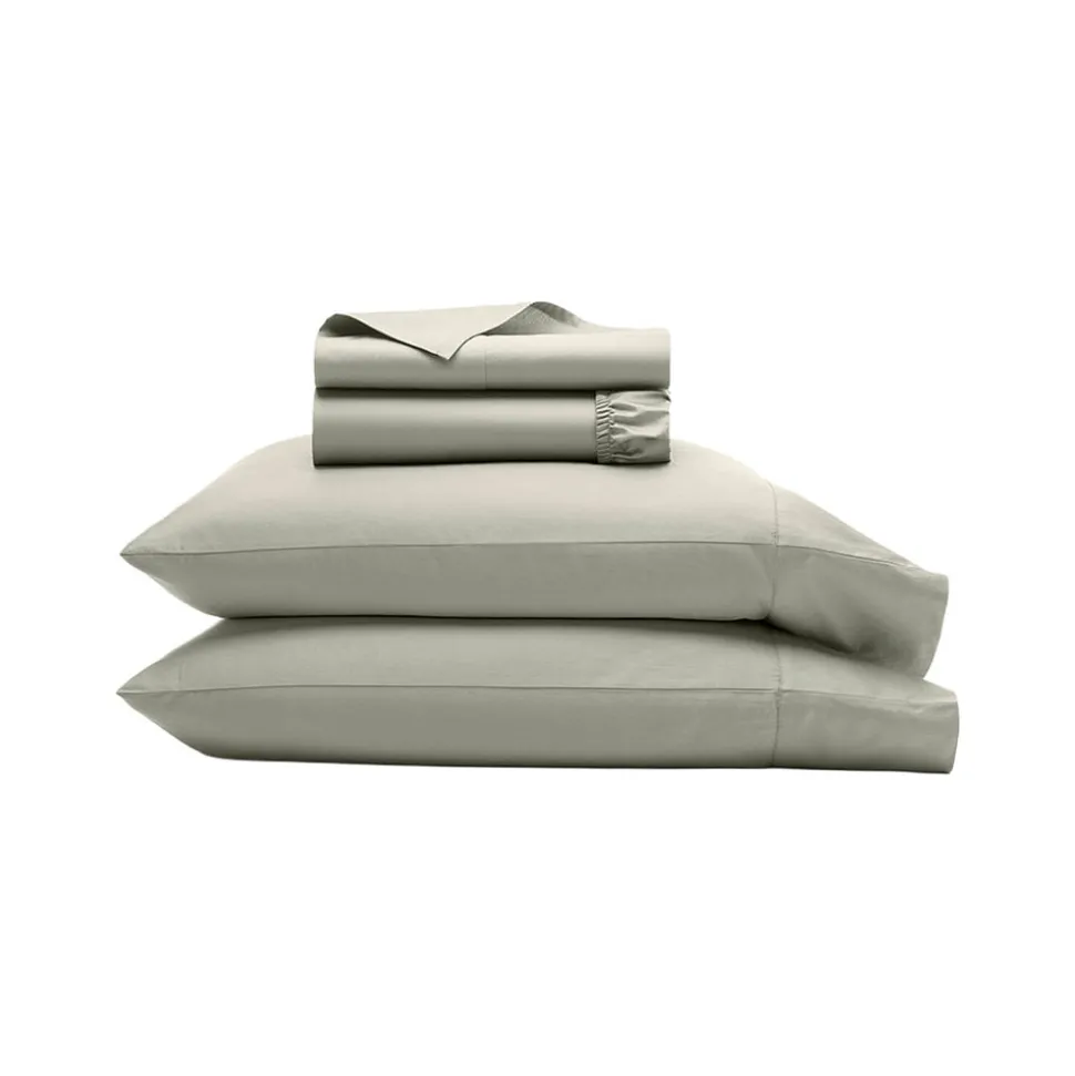 Signature Hemmed Sheet Set in Sageleaf