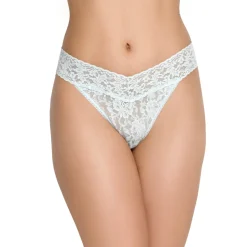 Signature Lace Original Rise Thong in Classic