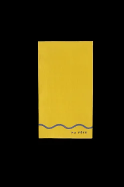 Signature Napkins in Yellow & Blue