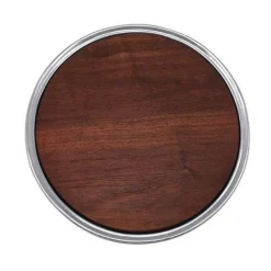 Signature Round Cheese Board with Dark Wood Insert