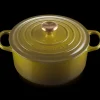 Signature Round Dutch Oven in Olive 5.5 qt.