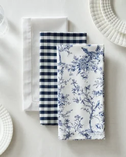 Signature Twill Napkin in Timeless Toile