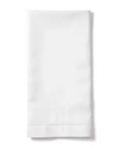 Signature Twill Napkins in Navy French Ticking, Set of 4