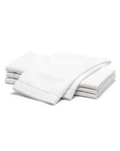 Signature Twill Napkins in Navy Gingham, Set of 4