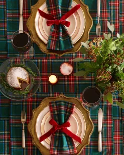 Signature Twill Placemats in Kensington Tartan, Set of 4