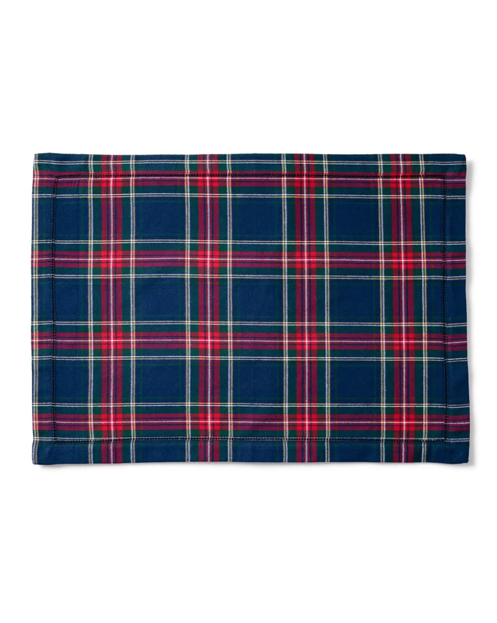 Signature Twill Placemats in Windsor Tartan