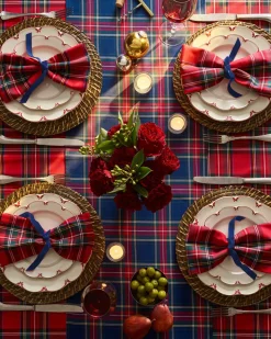 Signature Twill Tablecloth in Windsor Tartan