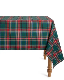 Signature Twill Tablecloth in Kensington Tartan