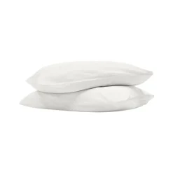 Signature Vintage Washed Pillowcase Set in Vintage White