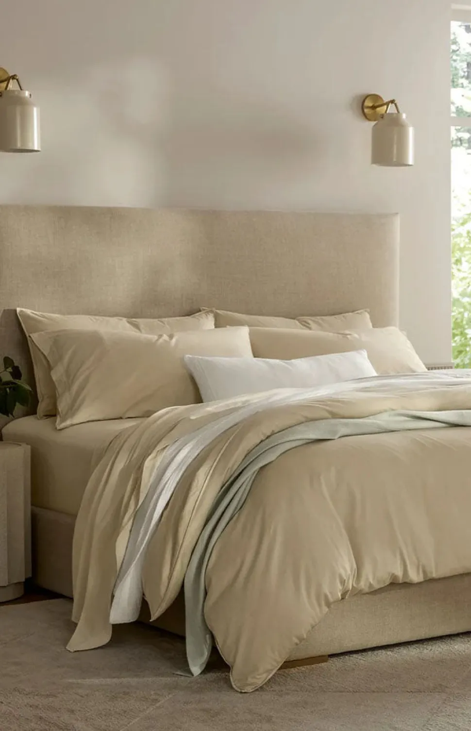 Signature Vintage Washed Sheet Set in Vintage Sand