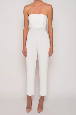 Silk Faille Cigarette Pants