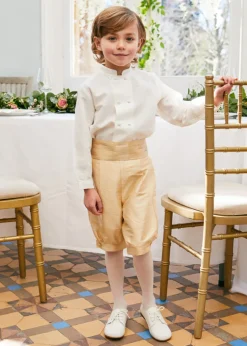 Silk Pageboy Knickerbockers in Beige