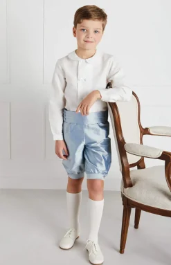 Silk Pageboy Knickerbockers in Blue