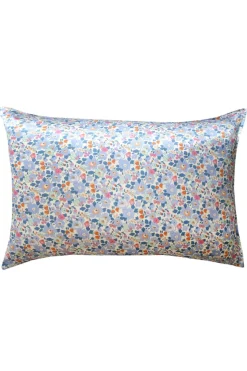 Silk Pillowcase Made With Liberty Fabric in Betsy Lavender