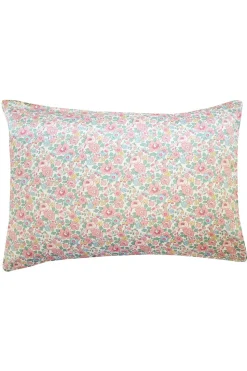 Silk Pillowcase Made With Liberty Fabric in Betsy Candy Floss