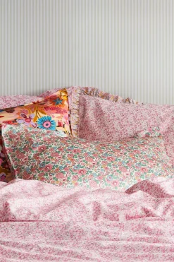 Silk Pillowcase Made With Liberty Fabric in Betsy Candy Floss