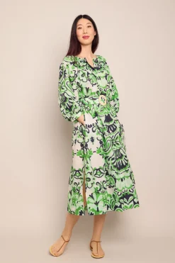 Simone Dress in Estelle Mint