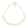 Simple Diamond Fringe Necklace