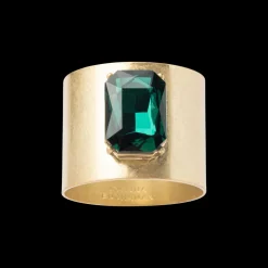 Single Gem Napkin Rings, Set of Two