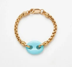 Single Stone Mariner Link Bracelet