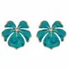 Single Teal Tahiti Earrings